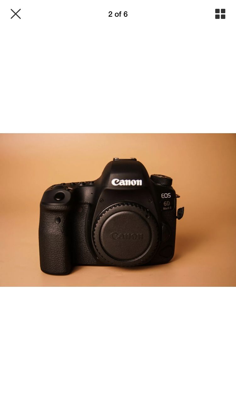 Like new canon 6d Mark Ii