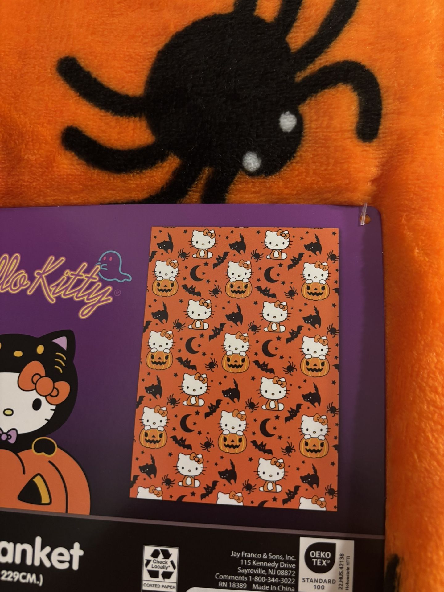 Hello Kitty Halloween Blanket