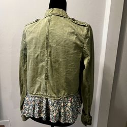 Light weight Free People Boho Bomber Jacket With Unique Detail 