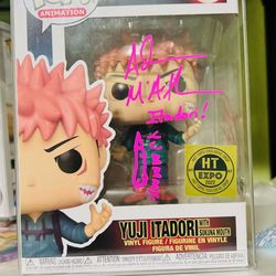 Yuji Itadori Funko Pop (signed)