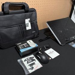 NEW Laptop Bundle - Laptop Bag, Cooling Pad, and Wireless Mouse 