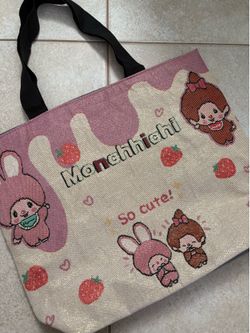 Monchhichi tote bag