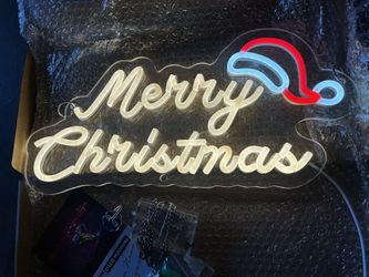 Merry Christmas Neon Sign