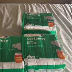 Unisex. Briefs.   Pañales De Adulto.  3x30