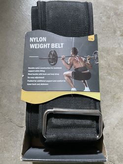 5" Wide Nylon Adjust Weight Belt
