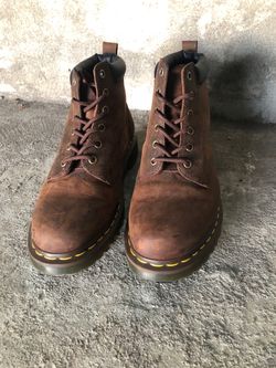 Dr. Martens Brown Leather Lace-Up Boots