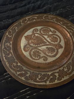 Early 1900s Handmade Plate ...I Think It's Turkish