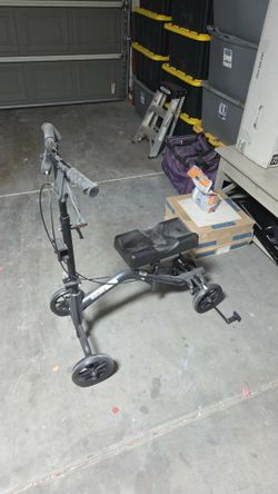 Scooter for bad leg