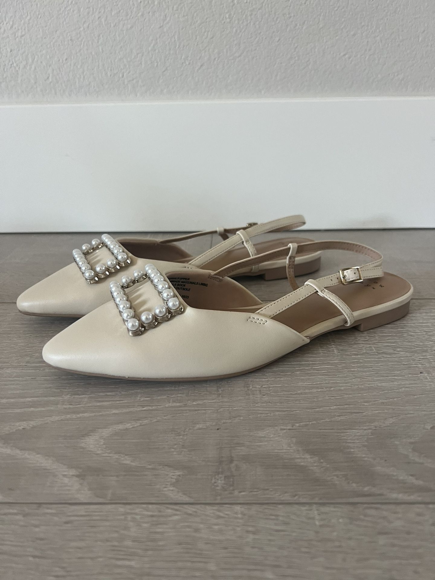 A New Day Pearl Flat Size 8