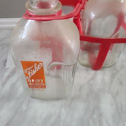4- 1/2  Gallon Milk Bottles