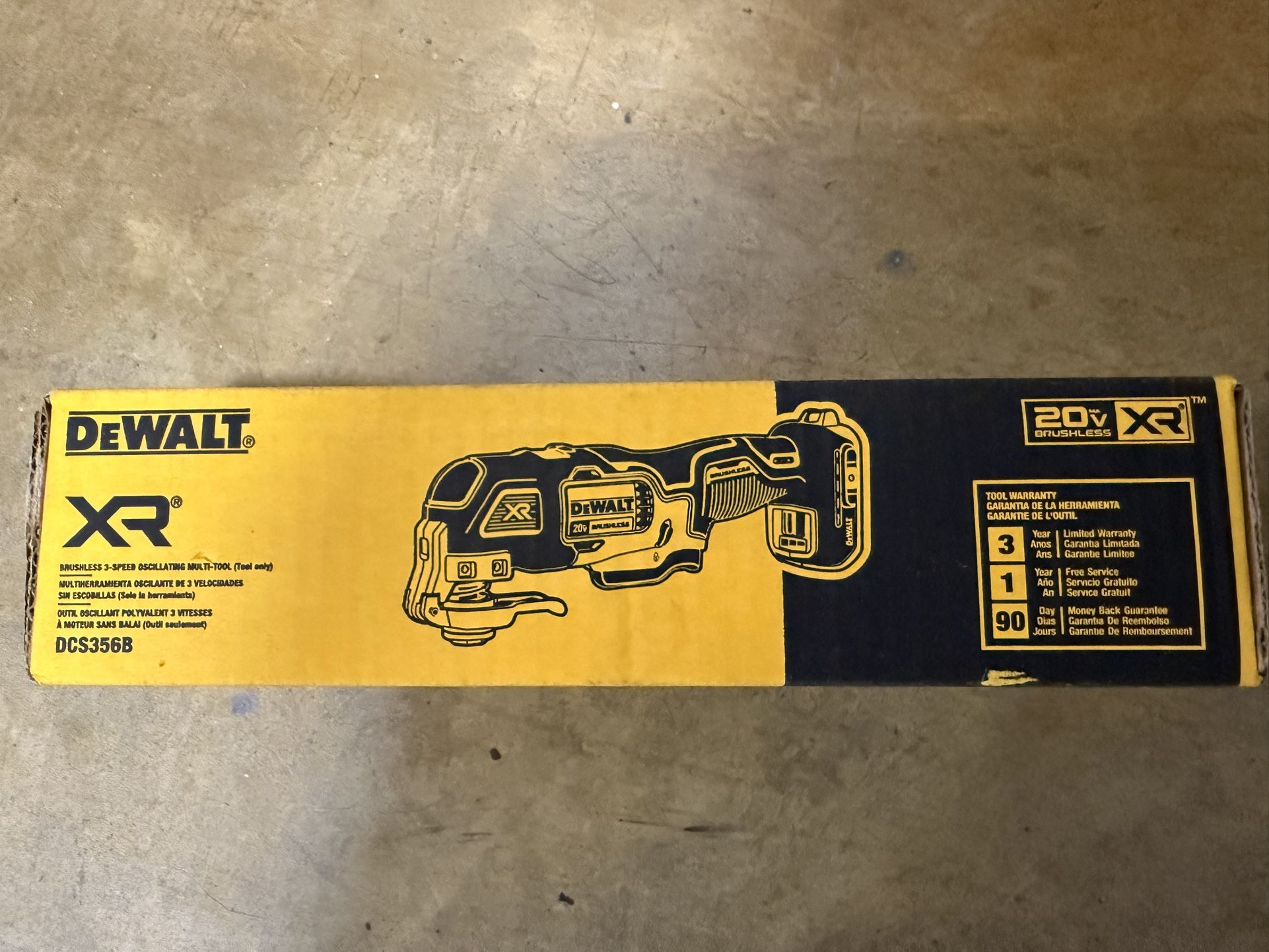 DEWALT 20V MAX XR Cordless Brushless 3-Speed Oscillating Multi Tool (Tool Only)