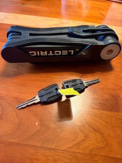 Brand New Lectric E-Bike Folding Lock Mount + Keys
