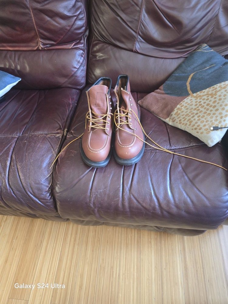 Red Wing Steel Toe Boots Made In Usa Botas De Trabajo