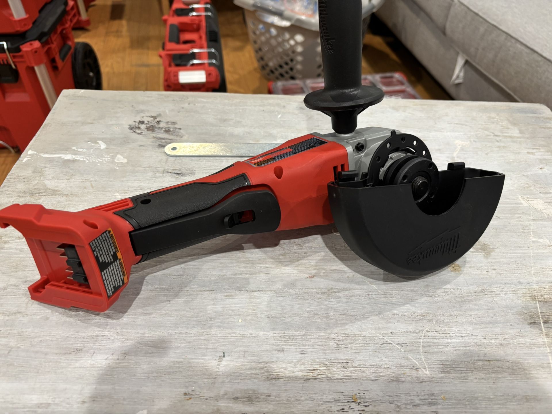 M18 18V Lithium-Ion Brushless Cordless 4-1/2 in./5 in. Grinder w/Paddle Switch (Tool-Only)