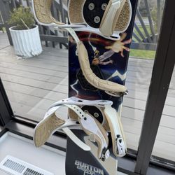 Snowboard And Boots