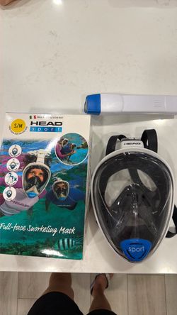 Full face snorkeling mask