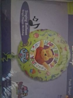Singing winnie the pooh balloon