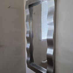 Set Of 2 Wavy Mirrors