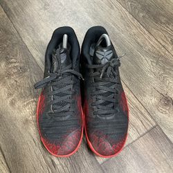 Nike Kobe’s Mamba Rages Premium Men’s Size 9 AJ7281-006 Samples Black Red Shoes