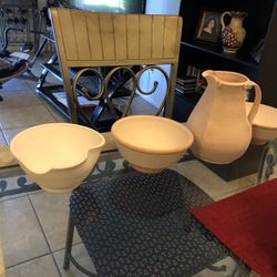 Decoration Vase N Plate Hand Made