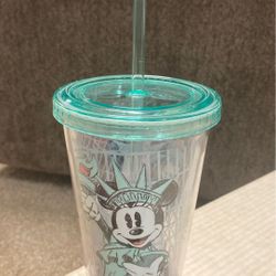 Times Square Disney Store Tumbler Minnie Statue of Liberty