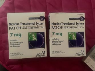 BRANDNEW NICOTINE TRANSDERMAL SYSTEM PATCH 7MG.