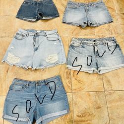 Women’s Jean Shorts $15 Each 