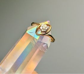 Wow 🤩!! Natural diamond ring set in solid 14k gold !!