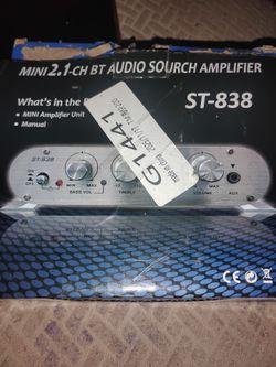 Mini 2.1ch bt audio amp