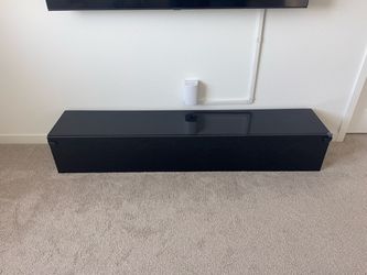 Large Black TV Stand