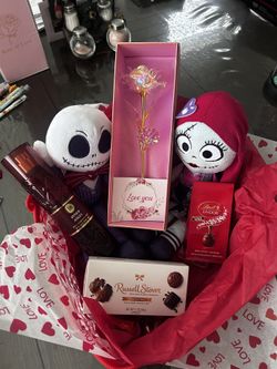Jack & Sally Valentines Day Basket