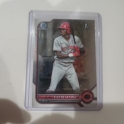 2022 Bowman Elly De La Cruz Chrome Prospects 1st #BCP-50 Reds