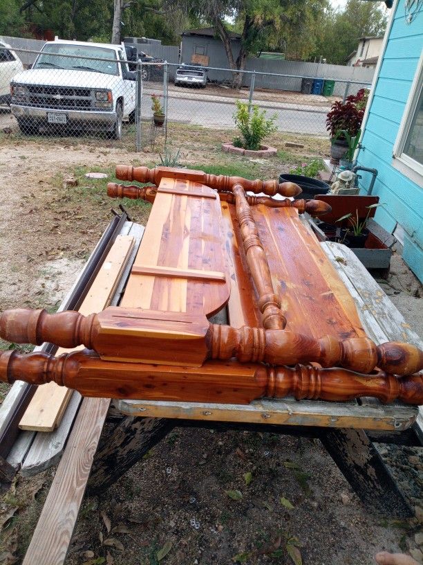 Full Size Bed Frame And Rails $60.00 OBO 