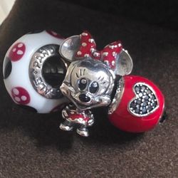 Pandora Minnie Mouse Trio Set