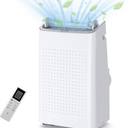 Aire acondicionado portátil de 14000 BTU con funcionalidad 3 en 1, enfría habitaciones de hasta 750