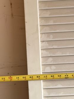 Bi-Fold Doors- 2) 30” x 80”………  2)  24” x 80”