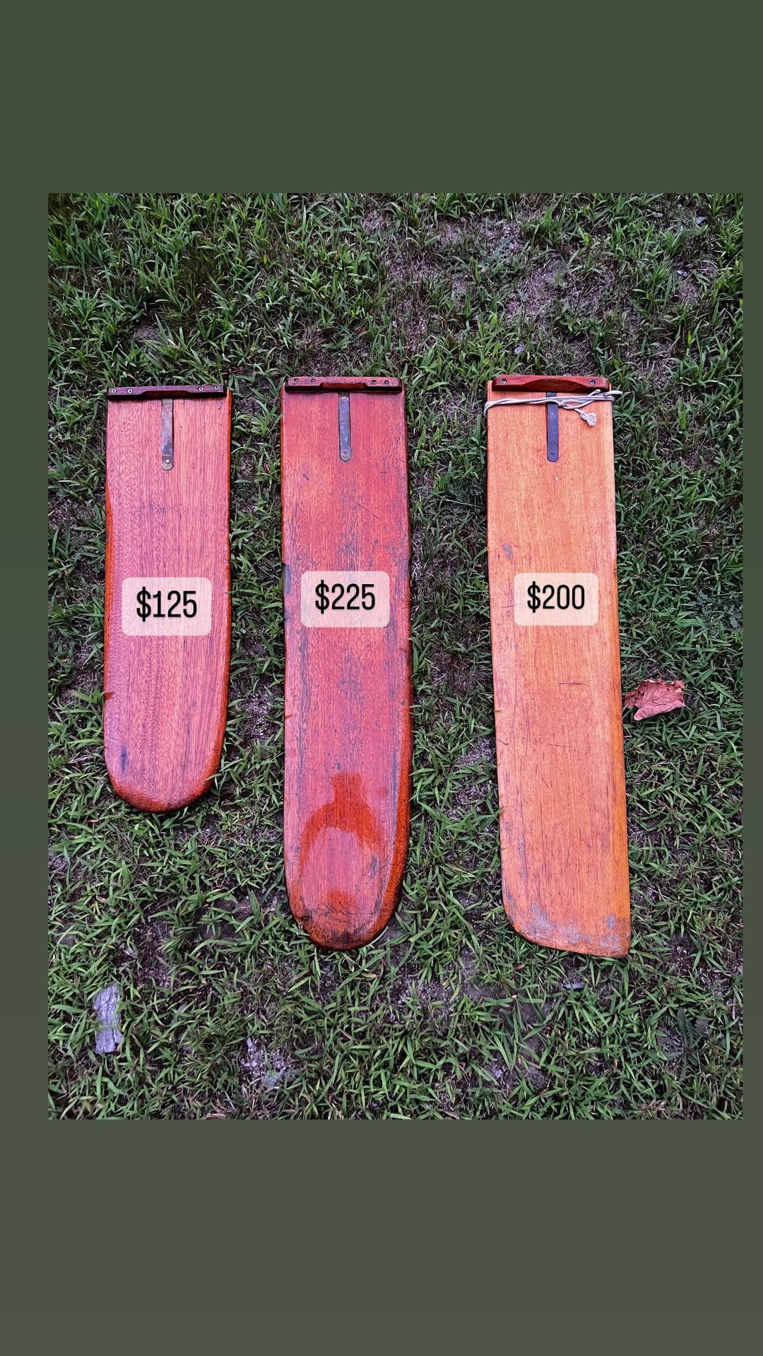 Sunfish daggerboards