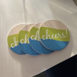 4 Stone Cheers Coasters