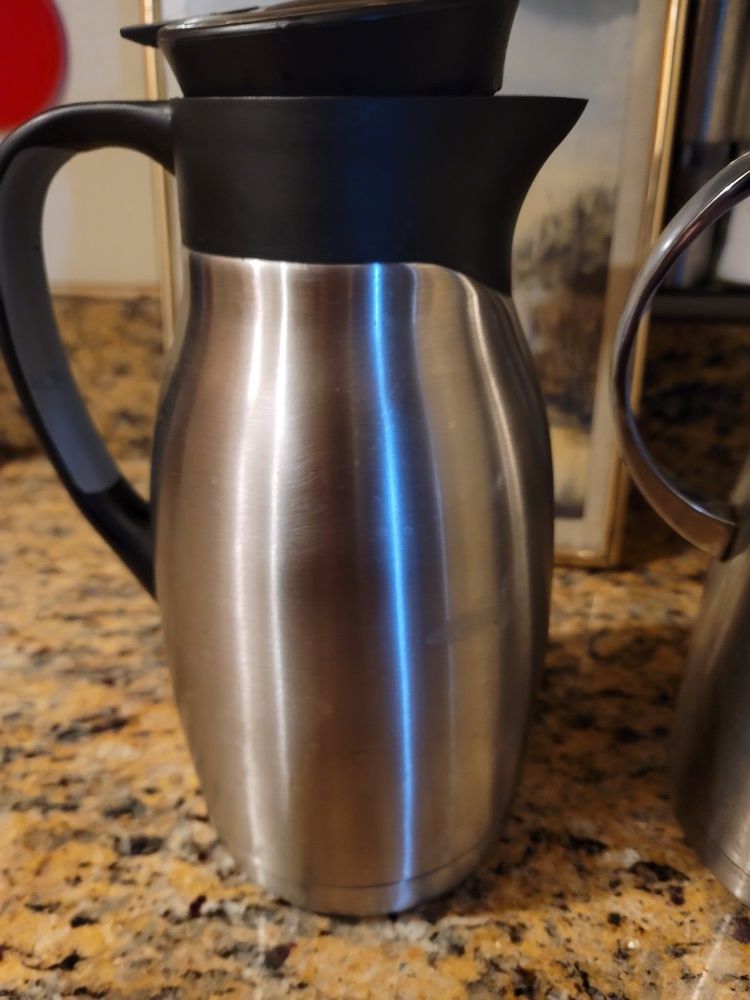 64 oz stainless steel thermal coffee carafe / double walled vacuum/12
