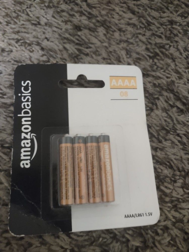 Brand New Amazon Basics AAAA Batteries 
