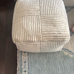 new west elm pouf