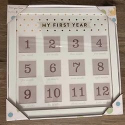 Pearhead First Year Baby Frame - Brand New