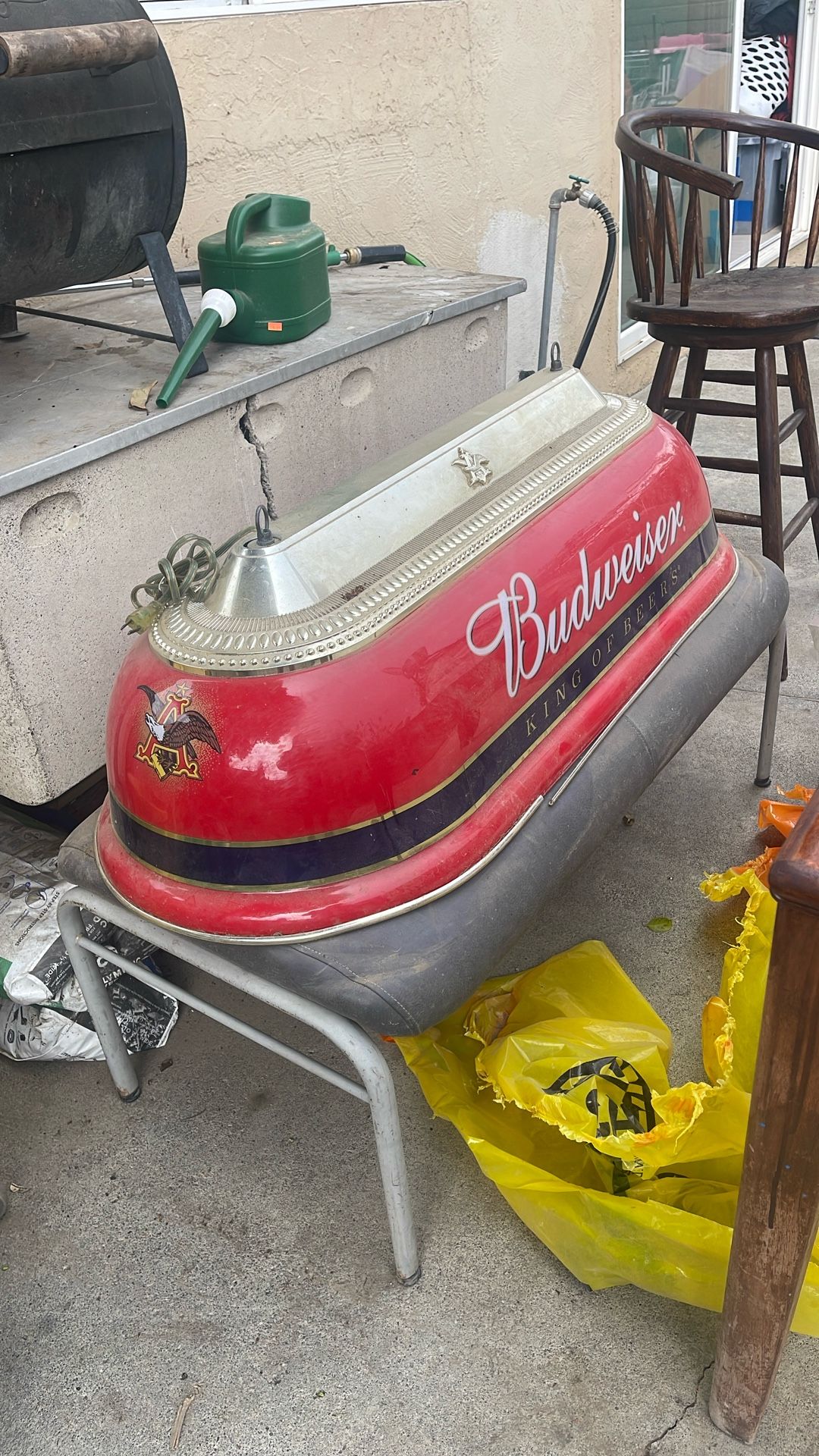 Budweiser Billiards Light Fixture