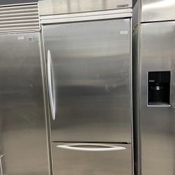 KitchenAid Bottom Freezer 36” Built In Refrigerator 