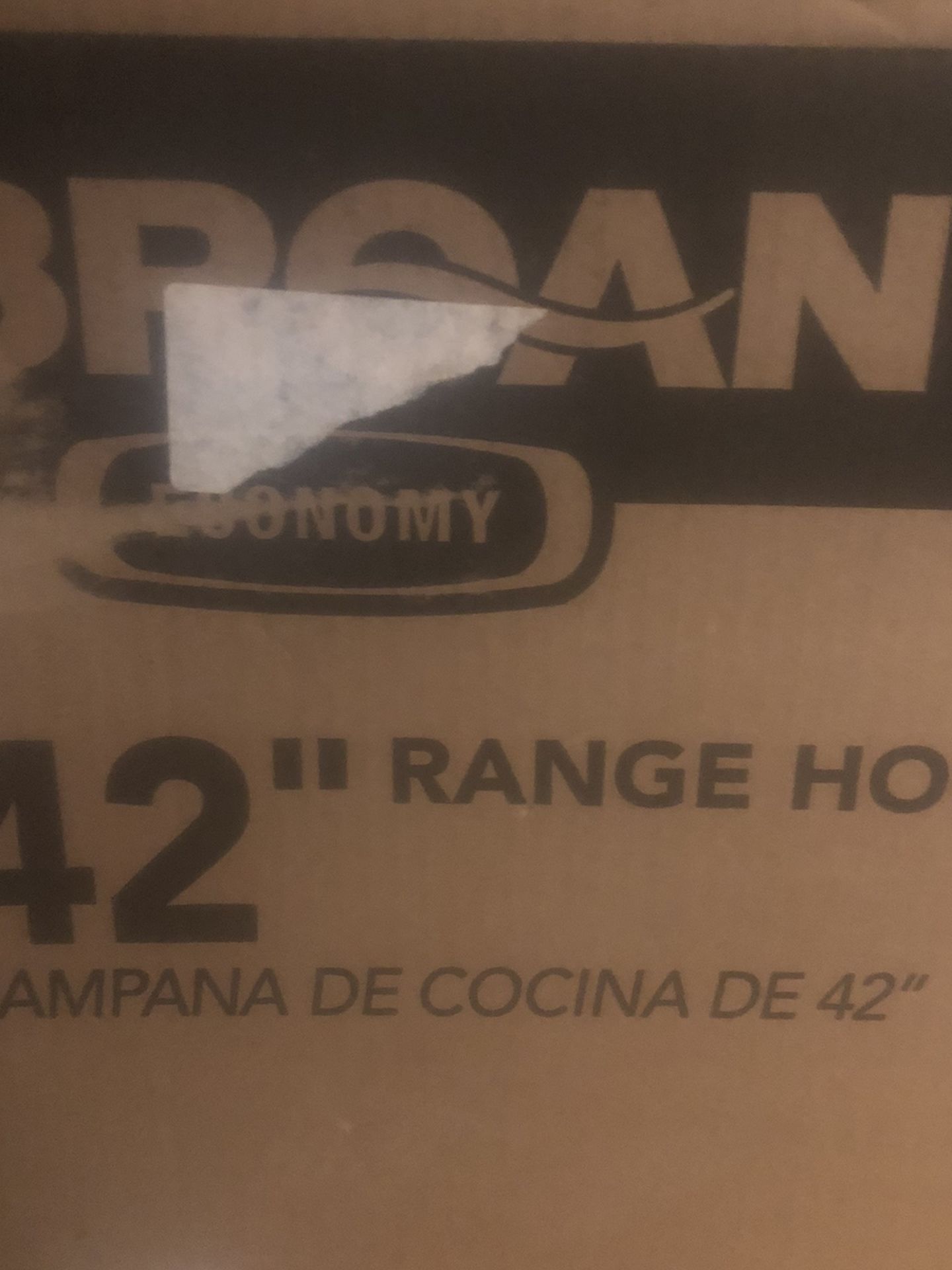 42” Range Hood