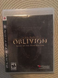 Sony PlayStation ps3 oblivion
