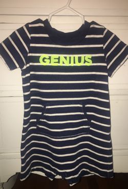 Carter’s navy genius onesie
