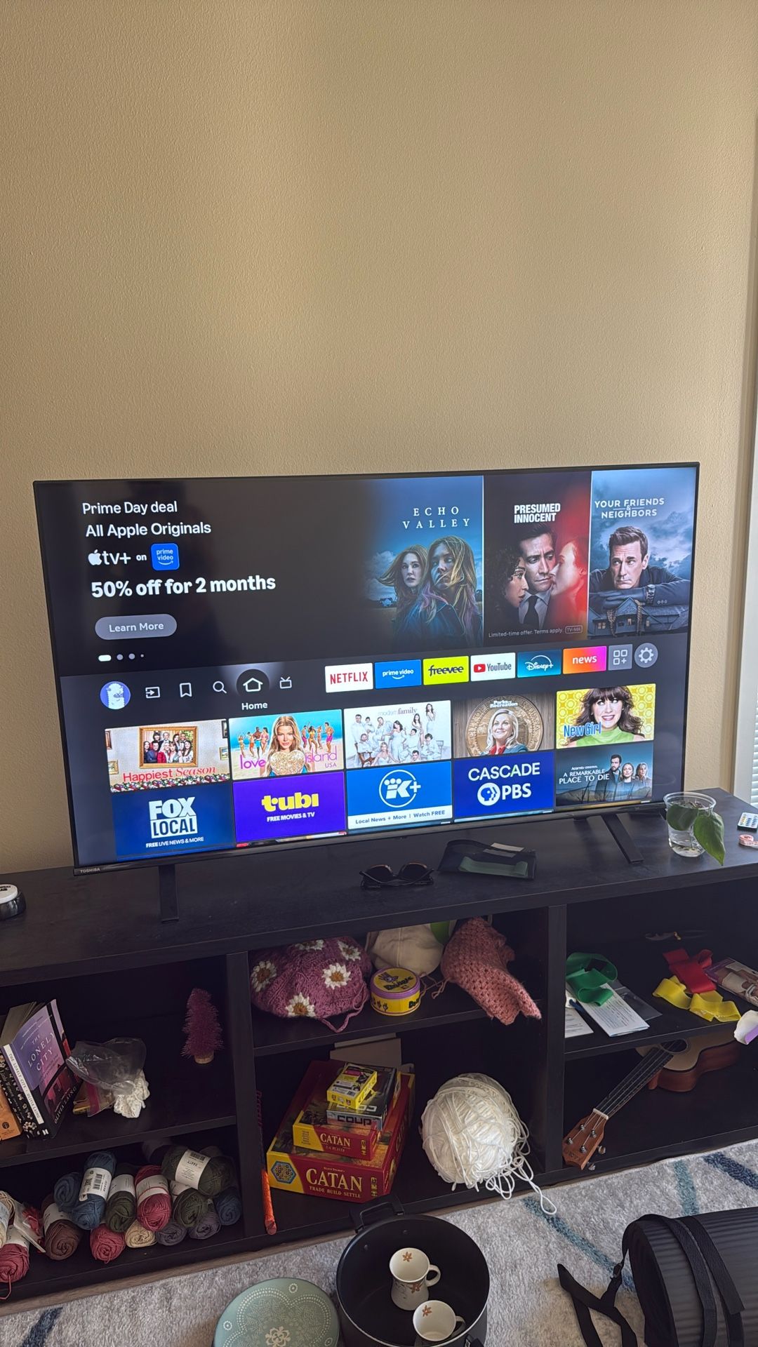 Toshiba 55" Class C350 Series LED 4K UHD Smart Fire TV, Voice Remote with Alexa, Stream Live TV