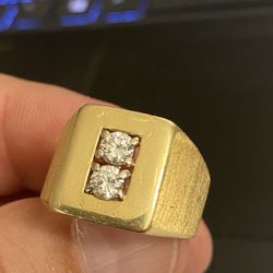 14k Gold - 10.4 grams  .50 Carat Total Diamond Weight 