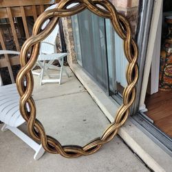 oval vintage mirror